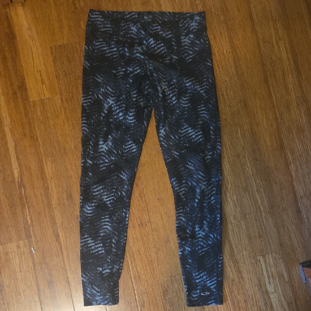 C9 by Champion Black and Gray Patterned Leggings